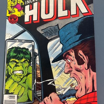Sale Photo Thumbnail #63: Marvel Comics Group 'The Incredible Hulk' Issue No. 238 from August 1979. Features a 40c cover price. The back cover features a vintage advertisement for 'Star Trek: The Motion Picture'. The comic appears to be in good vintage condition with some light ed