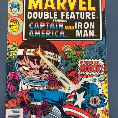 Marvel Double Feature #18 (Oct 1976) Captain America & Iron Man