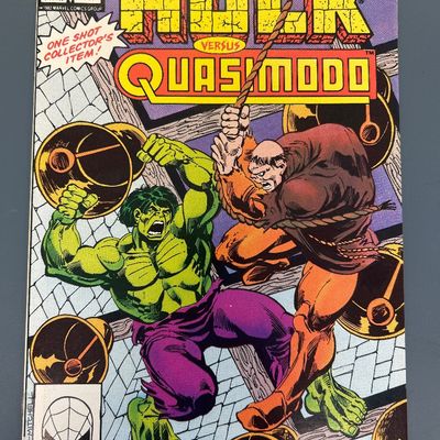 The Incredible Hulk vs. Quasimodo #1 (1982) Marvel Comic Book