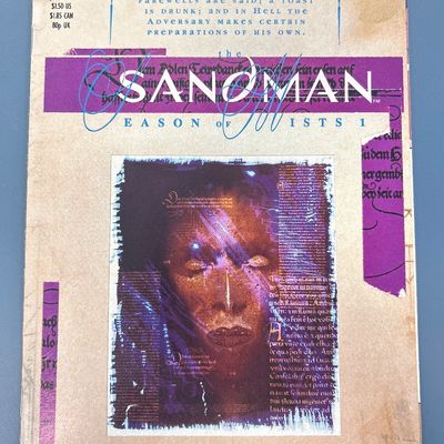 Sale Photo Thumbnail #27: The Sandman #22 comic book published by DC Comics in January 1991. Written by Neil Gaiman with art by Kelley Jones and Malcolm Jones III. This issue begins the acclaimed 'Season of Mists' storyline (Part 1). Suggested for mature readers. Features a back c