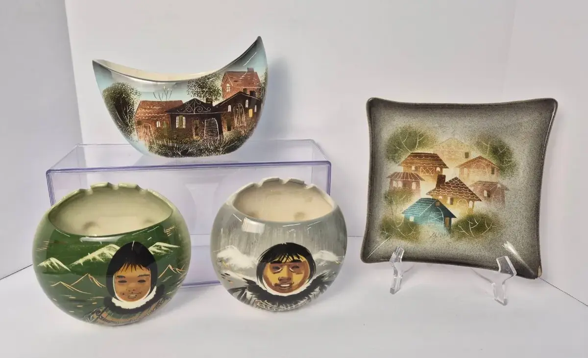 MCM Sascha Brastoff Alaska Series Hand-Painted Pottery Collection & More