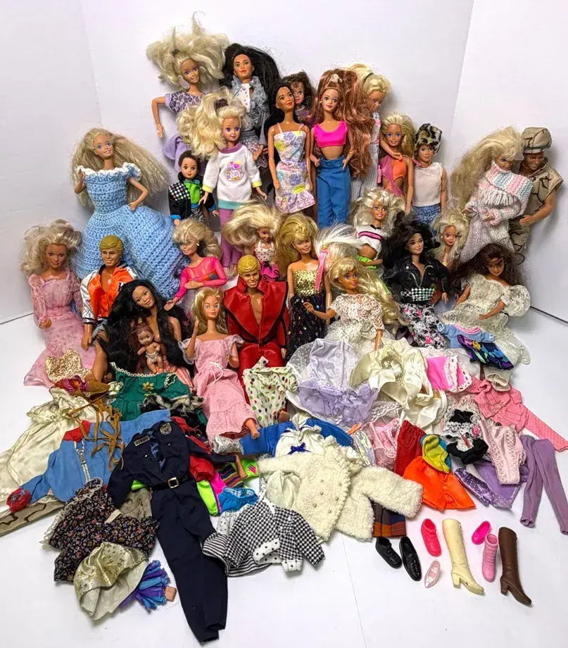 Vintage 1980s Barbie Dolls, Ken Dolls, Clothes & Accessories