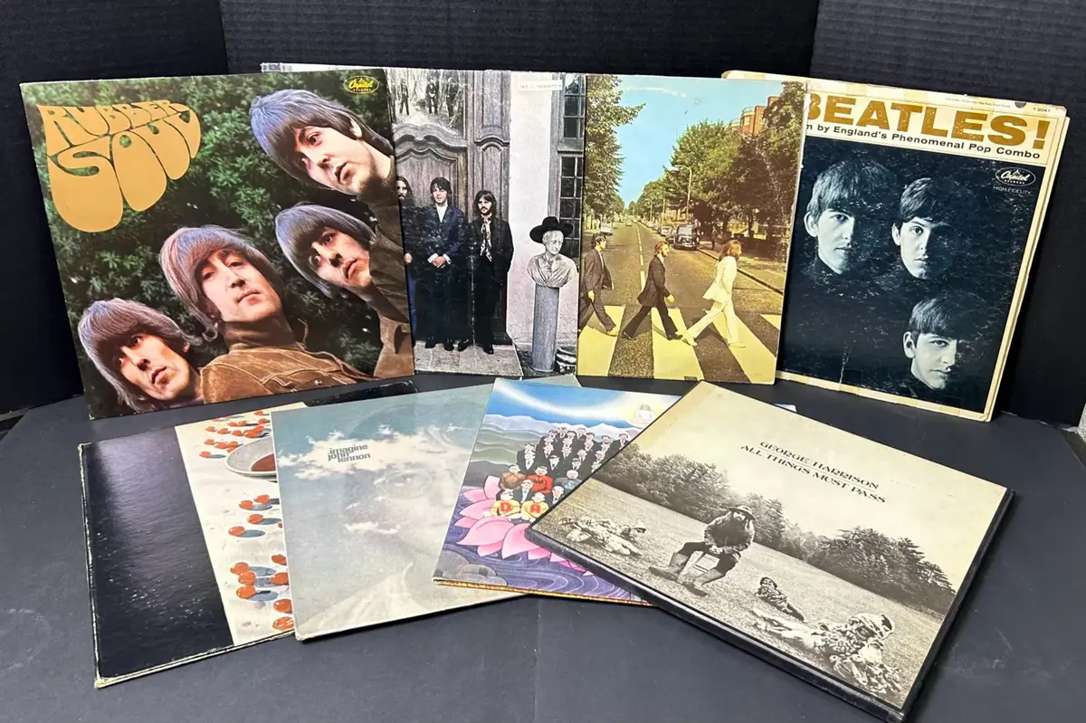 Vintage Vinyl: Beatles & Post Records - All Things Must Pass, Imagine, Abbey Road & More