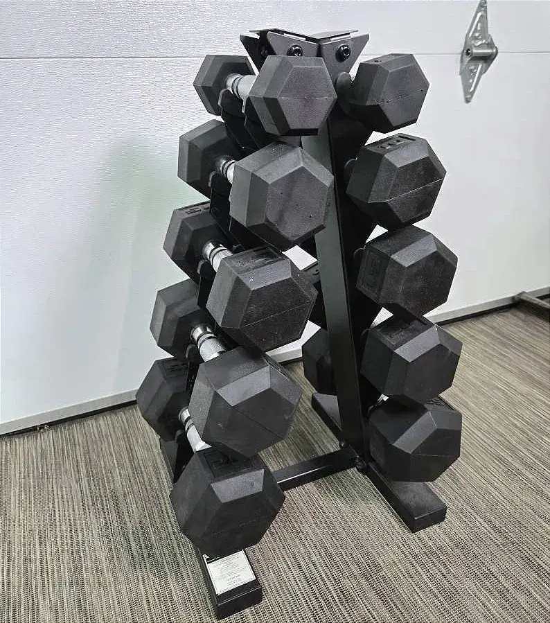 CAP Barbell Weight Rack with Dumbbells