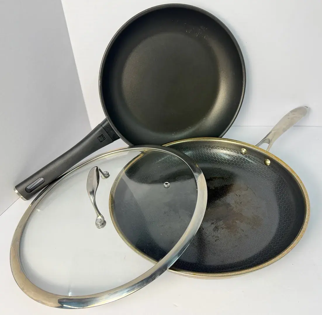 HexClad & Zwilling Henckels Frying Pans - 12.5" & 11.5"