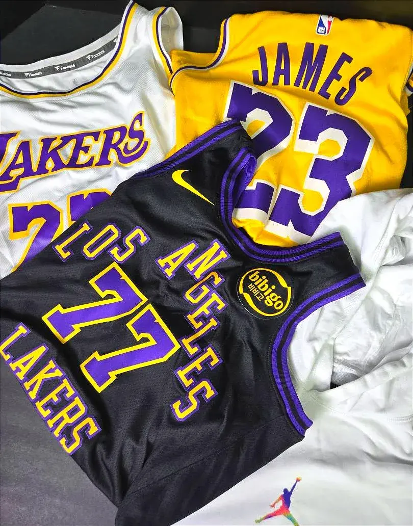 LA Lakers Jerseys & More: Nike & Fanatics LeBron James, Nike Doncic, Air Jordan Sleeveless Hoodie