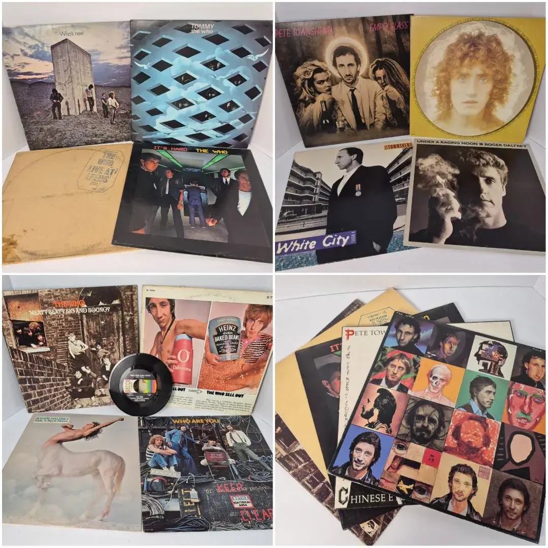 Vintage Vinyl: The Who Plus Solo Roger Daltrey & Pete Townsend Records
