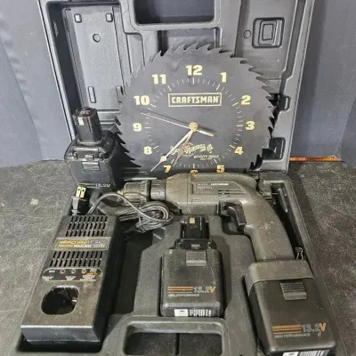 Sears/Craftsman Drill/Driver & Craftsman Clock