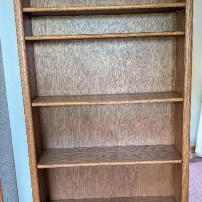 Solid Wood Bookshelf Lot 2