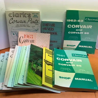 Chevrolet Corvair Shop & Catalog Manuals