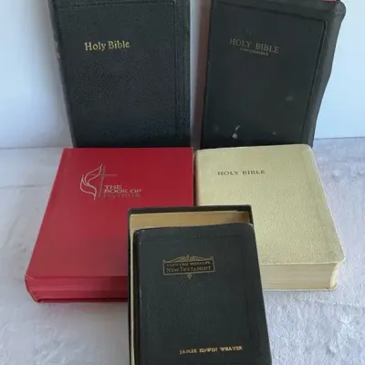Vintage Bibles & Hymnal 