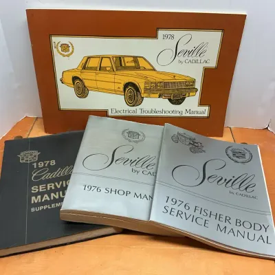 1976 &1978 Seville Cadillac Manuals