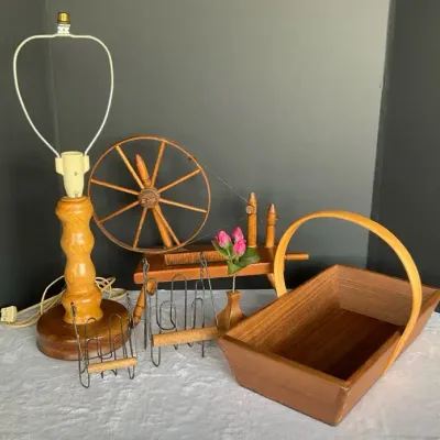 Vintage Unique Wooden Items