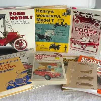 Vintage Books on Cars & Parts