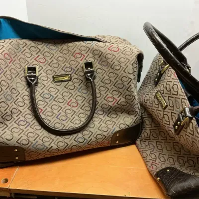 Liz Claiborne Rolling Duffle Bag & Carrying Case