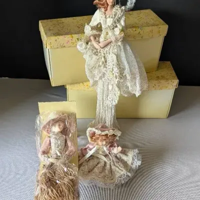 Porcelain Christmas Ornaments 