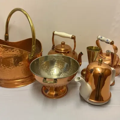 Copper Tea Pots & More