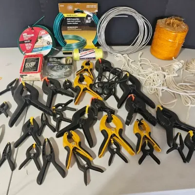Wire, Twine, Rope & Spring Clamps