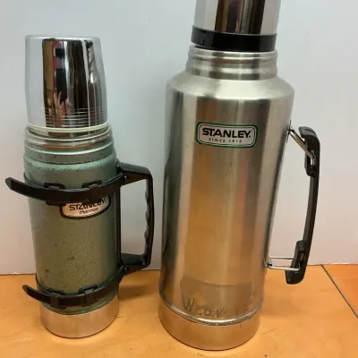 Two Stanley Thermoses 