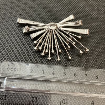 Vintage Rhinestone Starburst Spray Brooch