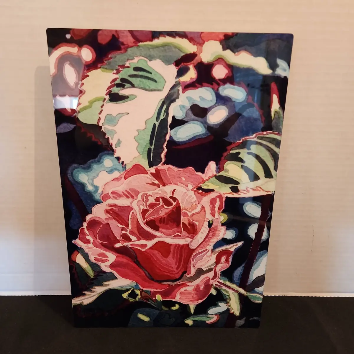 Meg Munro Giclee Print On Metal, Ready To Hang, 14" Tall X 9-1/2" Tall