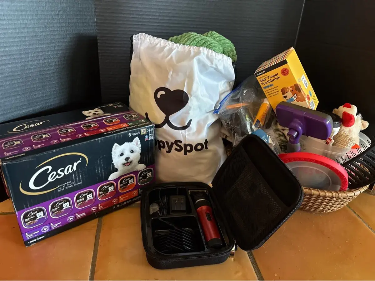 Pet Care - Cesar Wet Dog Food, Sminiker Clippers Set, Grooming, Toys, Leash
