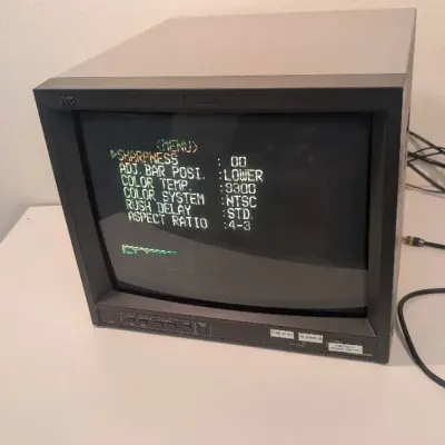 JVC TM-H1700G (specifically the TM-H1700GU NA sub-model) CRT Database 17-inch prof. Video Monitor 