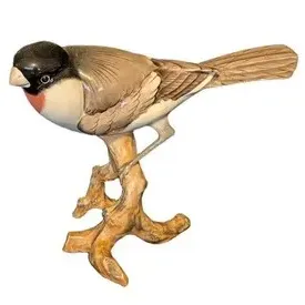Vintage Boehm Porcelain Black-Capped Chickadee Figurine