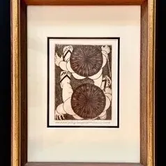 Vintage Wall Art - Ivonne Davis Short View of Long March 67/100
