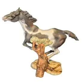 Porcelain Horse Figurine - C. Martinu Signed Made in Spain