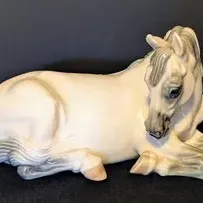 Porcelain Horse Figurine - Royal Copenhagen Pattern 5690