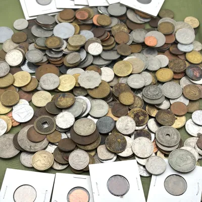 Sale Photo Thumbnail #183: Foreign Coins in Bulk