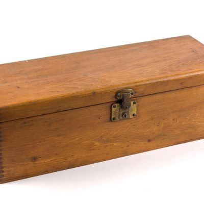 Antique Toolbox With Key