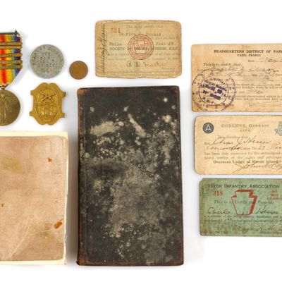 WWI Victory Medal & Soldiers Personal Effects