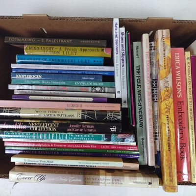39 Sewing & Crafts Reference Books incl. Embroidery Book