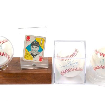 3 Signed Baseballs Incl. Willie Stargall & Yogi Berra