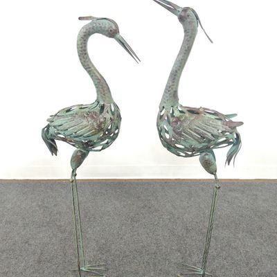 Pair Of Metal Birds