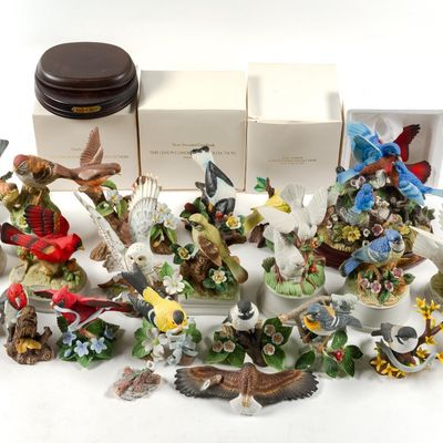 Porcelain Bird Figurines Incl. Lenox