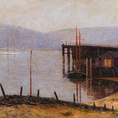 Eugene V. Brewster Oil On Canvas Painting
