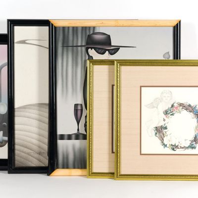 5 Framed Decorative Art Prints