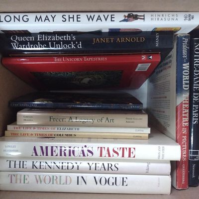 13 Coffee Table Books incl. Long May She Wave