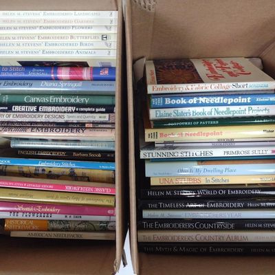 41 Sewing & Craft Reference Books incl. The Timless Art of Embroidery