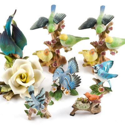 Porcelain Bird Figurines