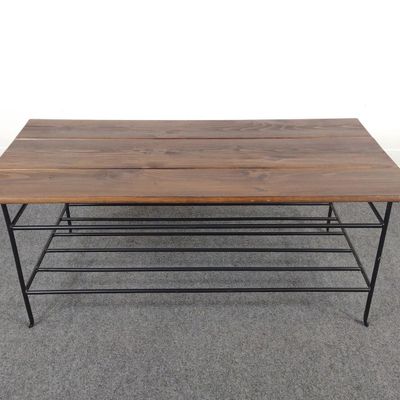 Coffee Table With Metal Base