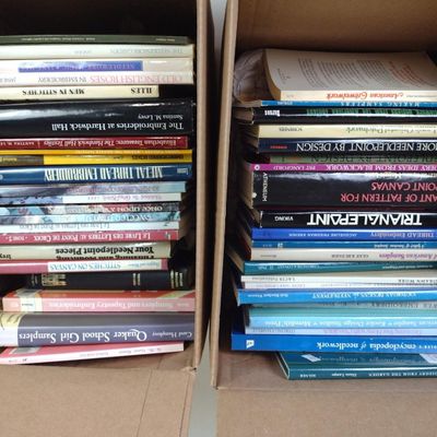 43 Sewing& Craft Reference Books incl. Quaker School Girl Samplers from Ackworth