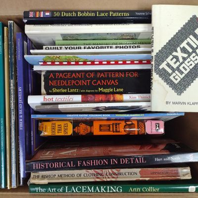 34 Books & Pamphlets Mostly About Sewing & Needlework