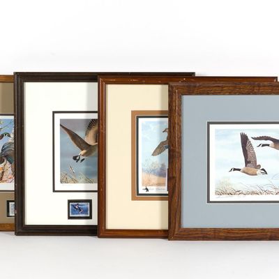 4 Bird Prints