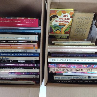 38 Sewing & Craft Reference Books incl. The Book of Samplers