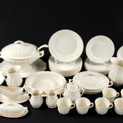 Old Ironstone "Wheat (Cream)" Dinner Service