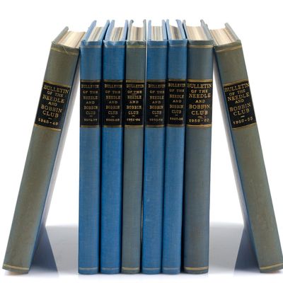 8 Volumes Of "Bulletin Of The Needle And Bobbin Club"